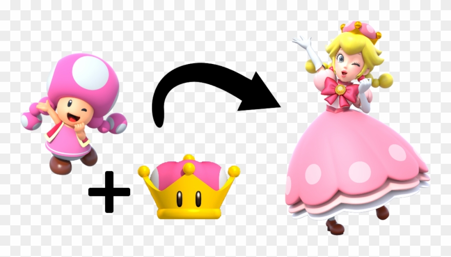 Where The Super Crown Was Introduced For Toadette , - New Super Mario Bros U Deluxe Peach Clipart