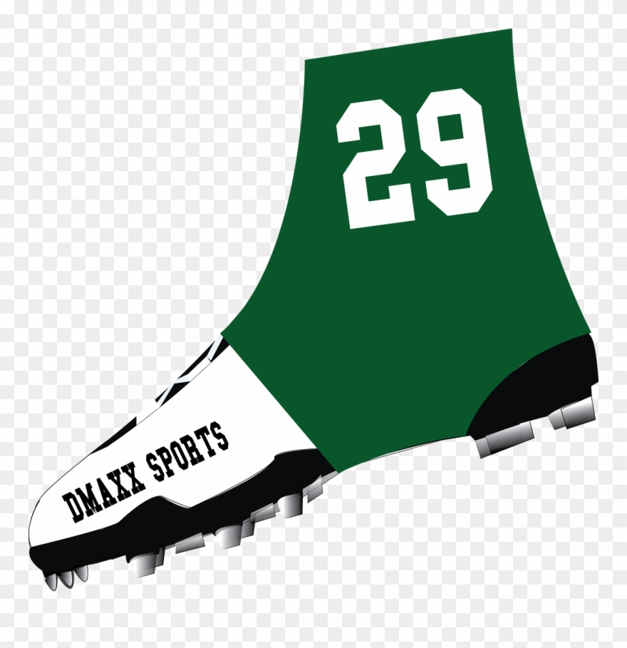 Solid Color Spats - Custom Football Spats Clipart