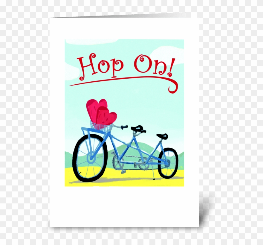 Bicycle Built For Two - Happy Birthday Clipart