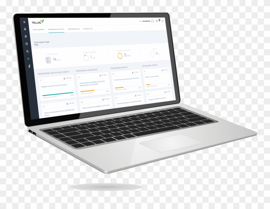 Teacher Licensing & Professional Development - Laptop Clipart