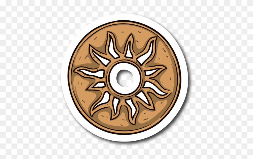 Aztec Sun Sticker Bs005 - Sticker Clipart