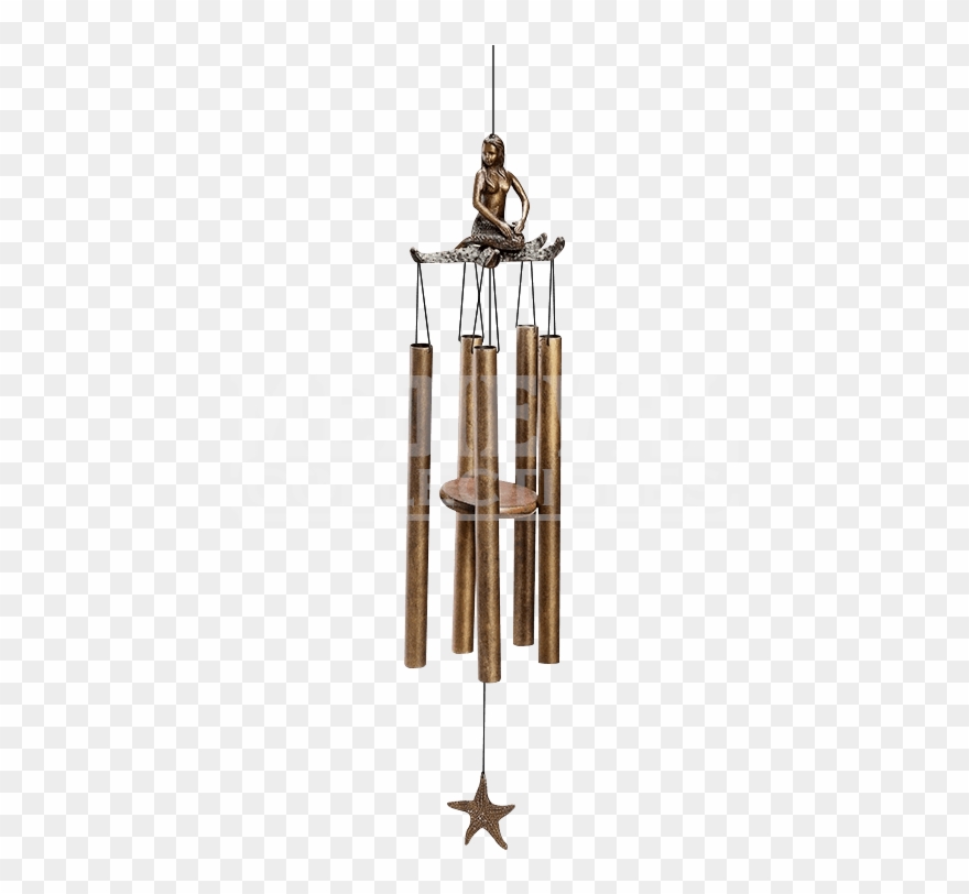 Mermaid And Starfish Wind Transparent Background - Mermaid And Starfish Wind Bell/chime By Spi Home- 34231 Clipart