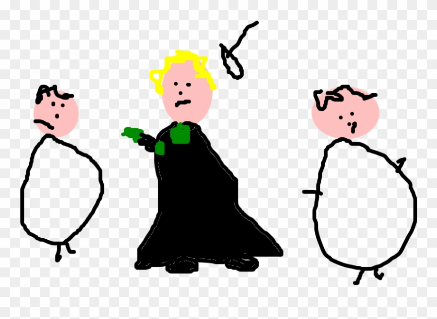 Draco Malfoy - Cartoon Clipart