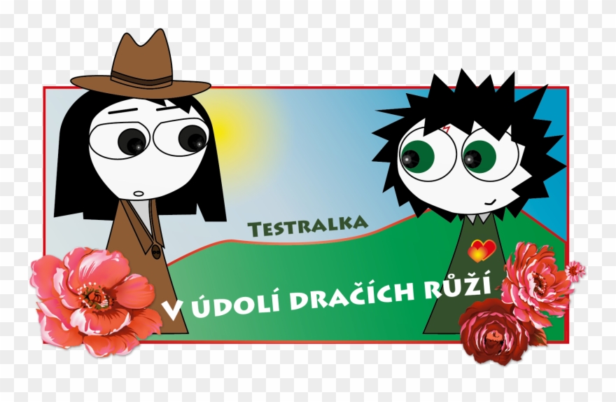 V Údolí Dračích Růží 1c - Dragon Clipart