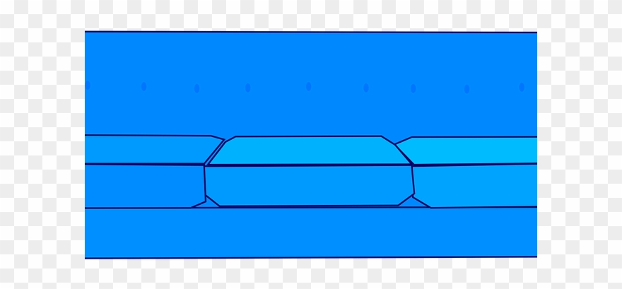 Furniture Clipart Blue Couch - Cobalt Blue - Png Download