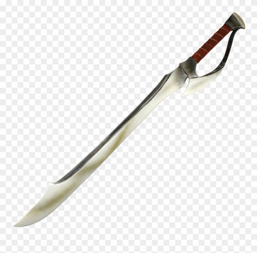 Dark Elven Longblade - Larp Elven Weapons Clipart
