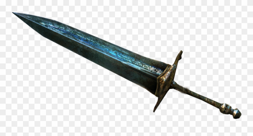 Dark Souls 2 Moonlight Greatsword Transparent Background - Dark Souls Moonlight Greatsword Png Clipart