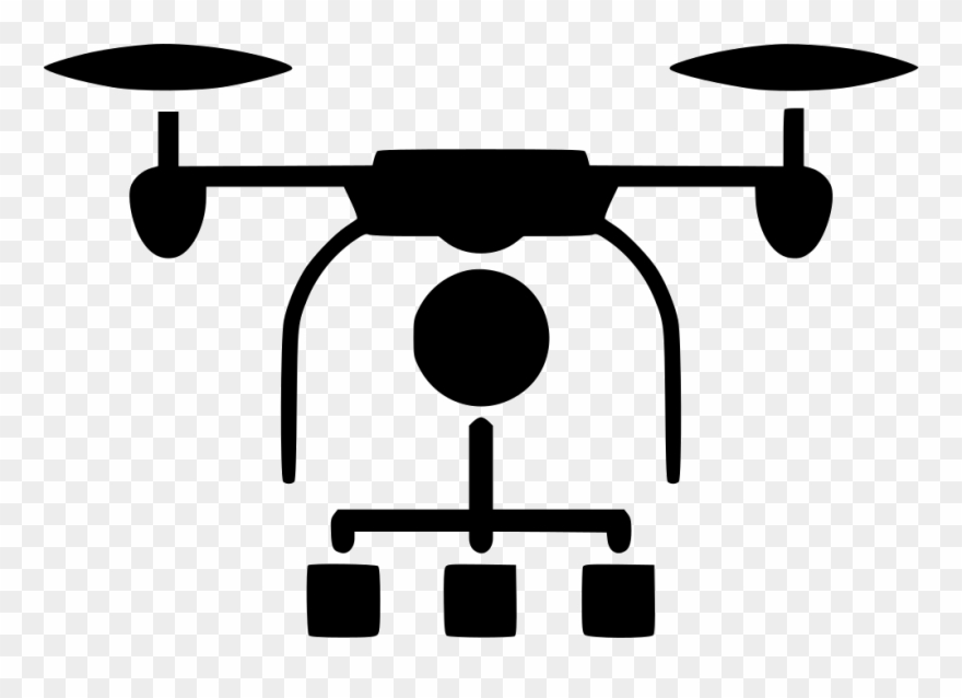 Quadcopter Distribution Comments - Drone Icon Transparent Background Clipart