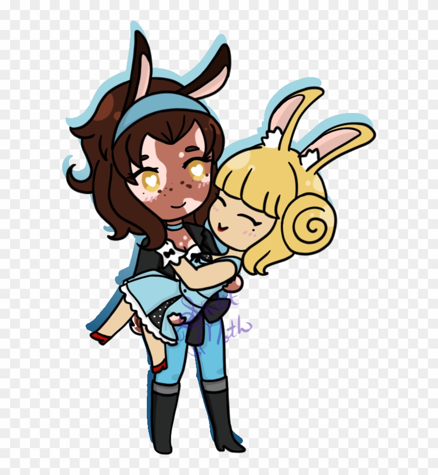 #lesbunnies Hashtag On Twitter - Cartoon Clipart