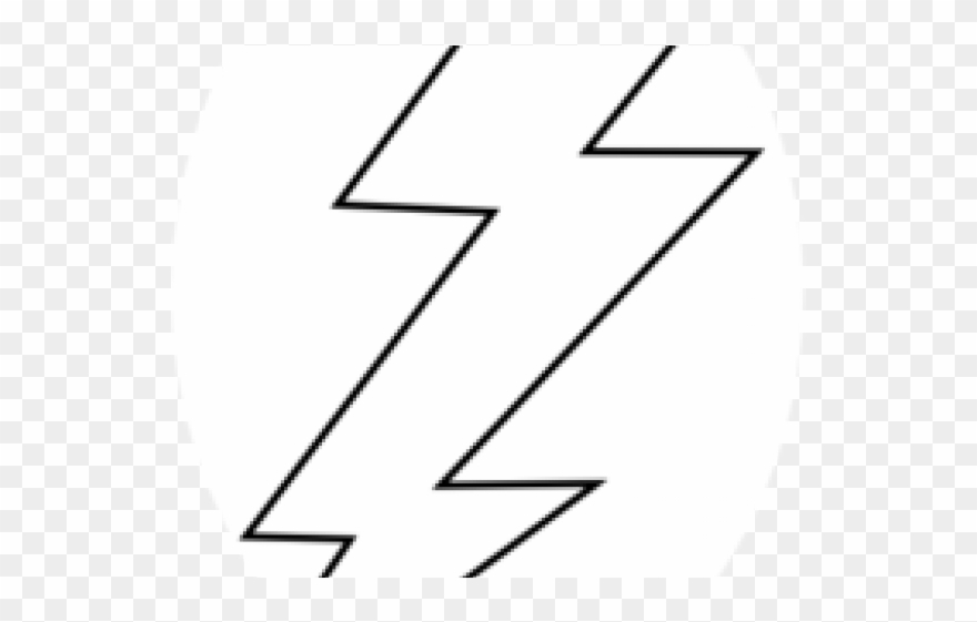 Lightning Clipart - Circle - Png Download