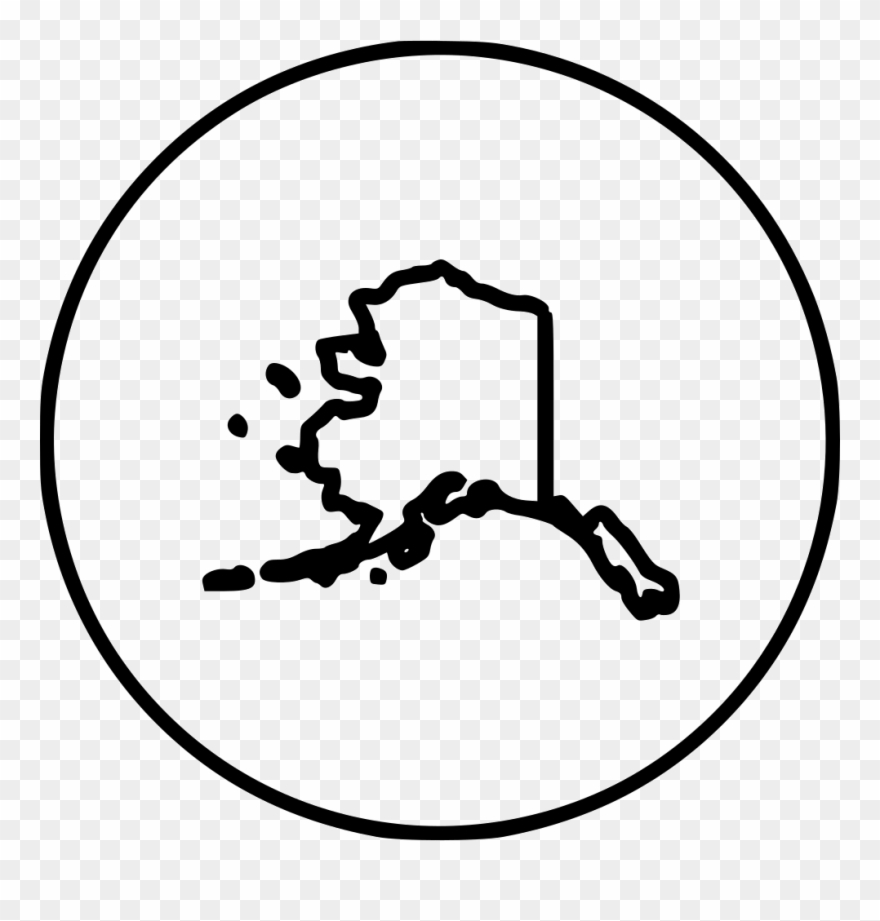 Download Alaska Vector Coloring - United States Of America Clipart