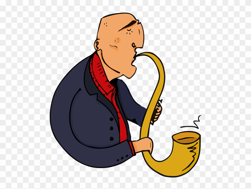 The Saxophone Player Clipart