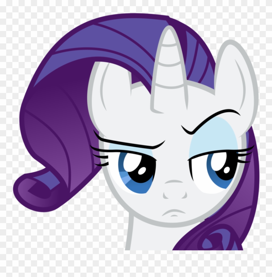 I Already Have That One As Well, Along With Versions - Mlp Rarity Face Vector Clipart