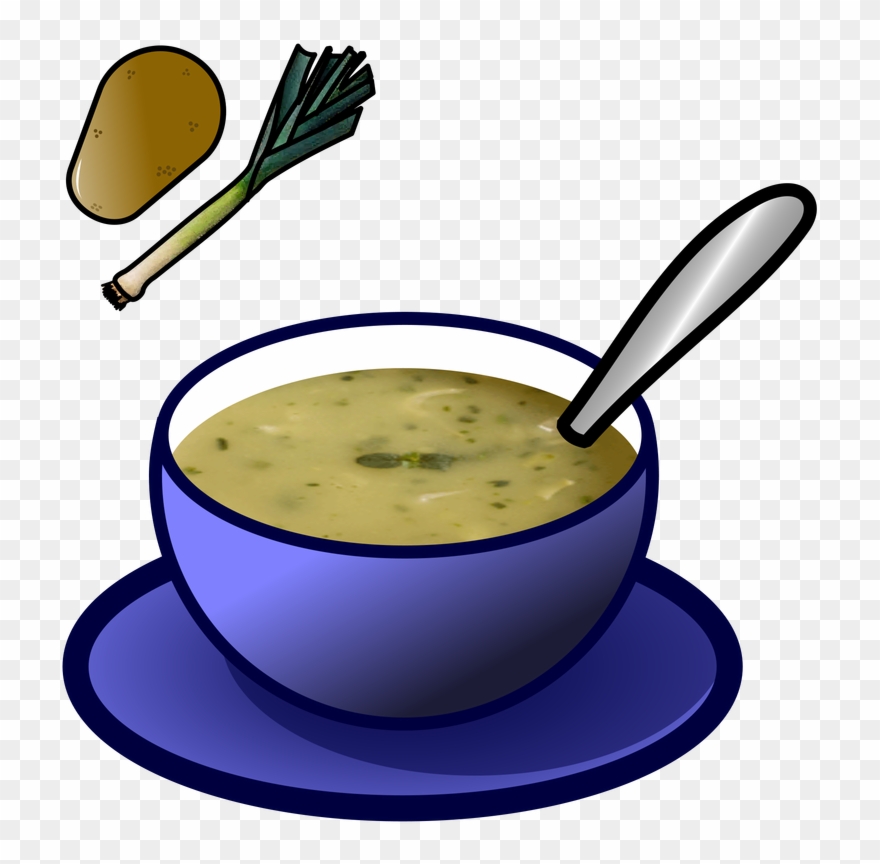 Clip Art Library Library Symbol Food Talksense Leek - Chicken Soup Clipart - Png Download