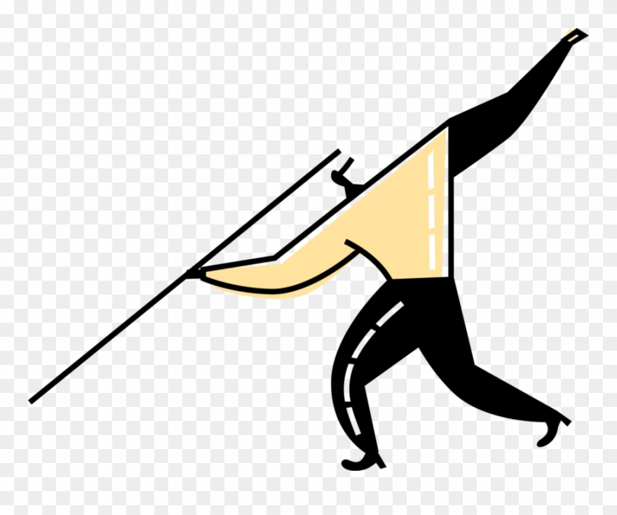 Vector Illustration Of Track And Field Athletic Sport Clipart