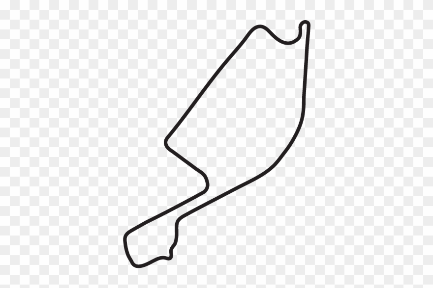 Bubba Burger Sports Car Grand Prix - Line Art Clipart