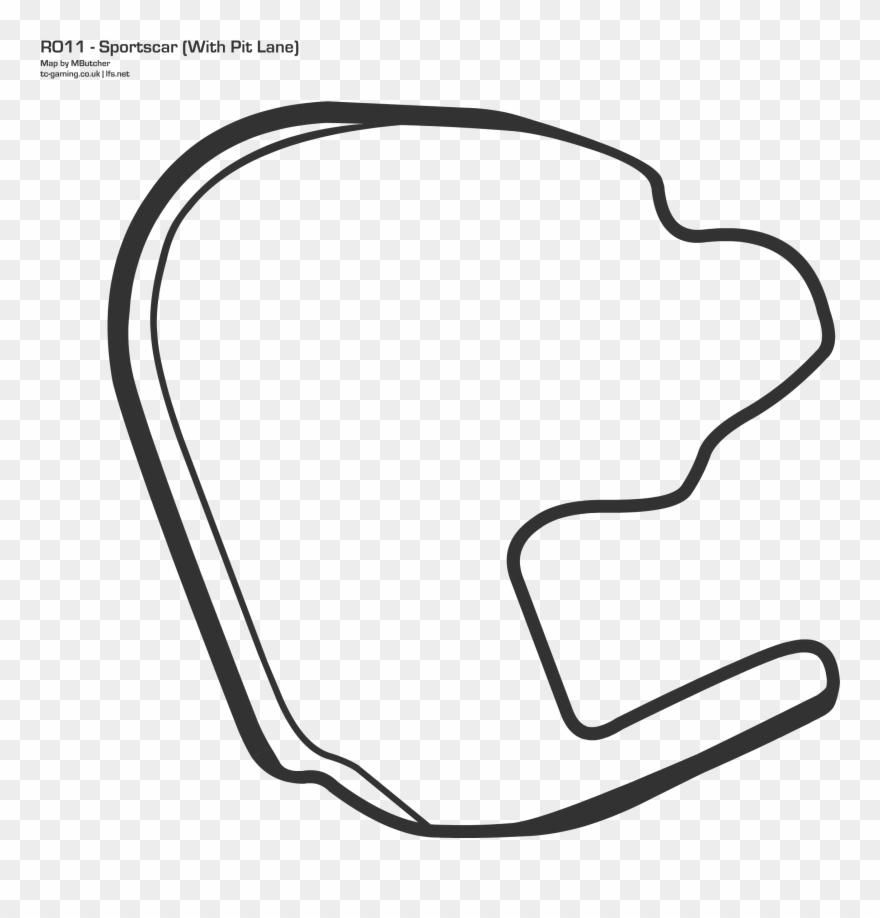 Rockingham Sportscar - None - Line Art Clipart