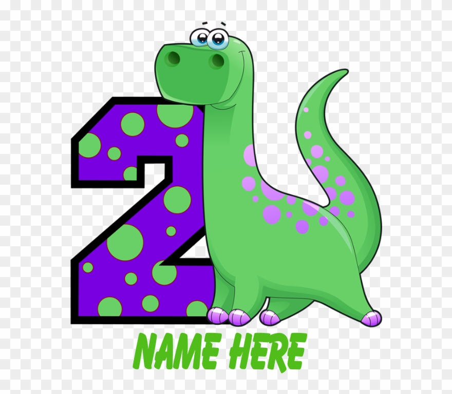 2nd Birthday Dinosaur Custom T - Personalized Soccer Ball Round Ornament Clipart