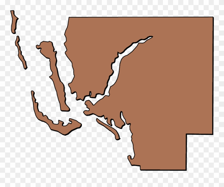 A Collection Of Simplified Outline Maps Of Lee County - Portable Network Graphics Clipart