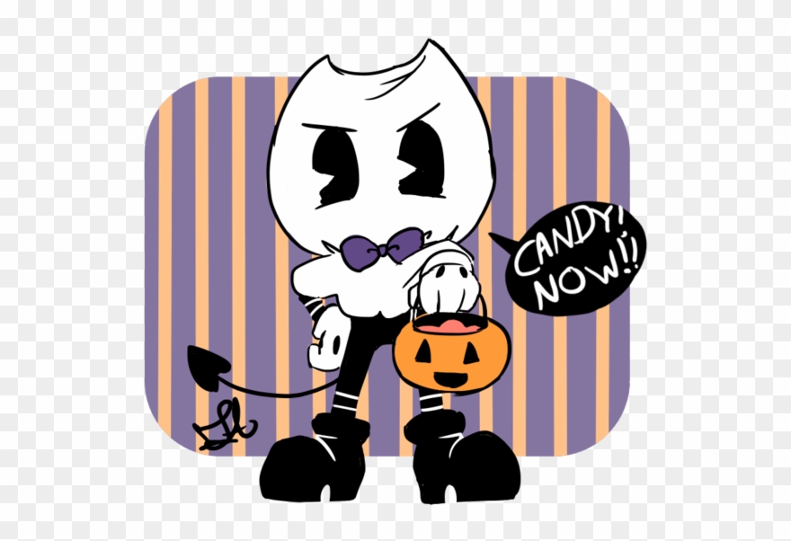 Man Why Do I Think I Did This Too On Halloweenmaybe - Bendy Halloween Png Clipart