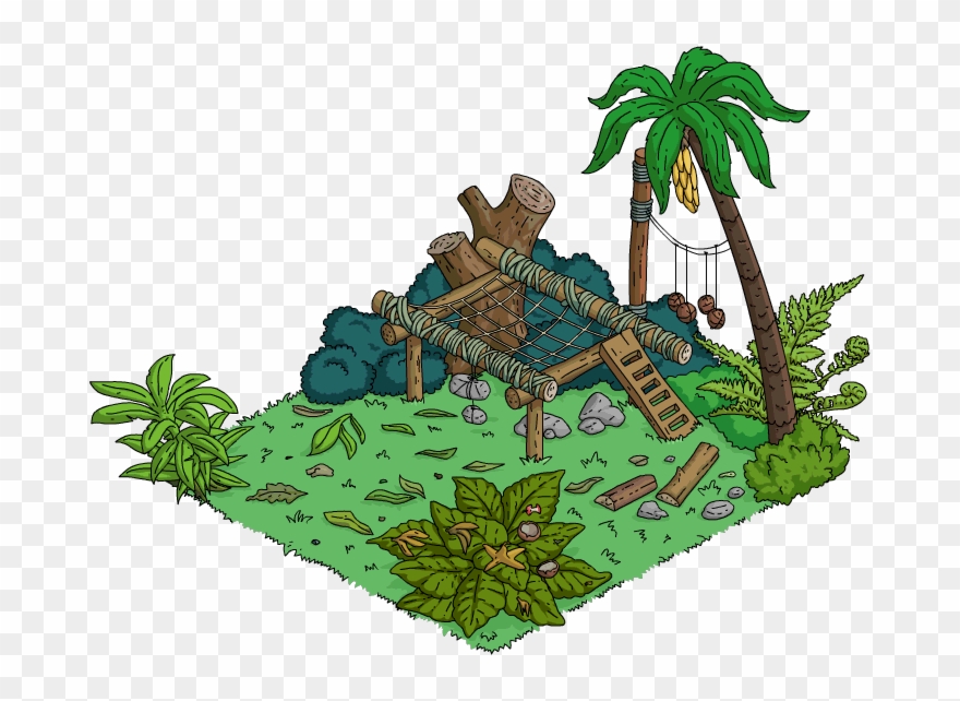 Jungle Rest Area - Menu Clipart