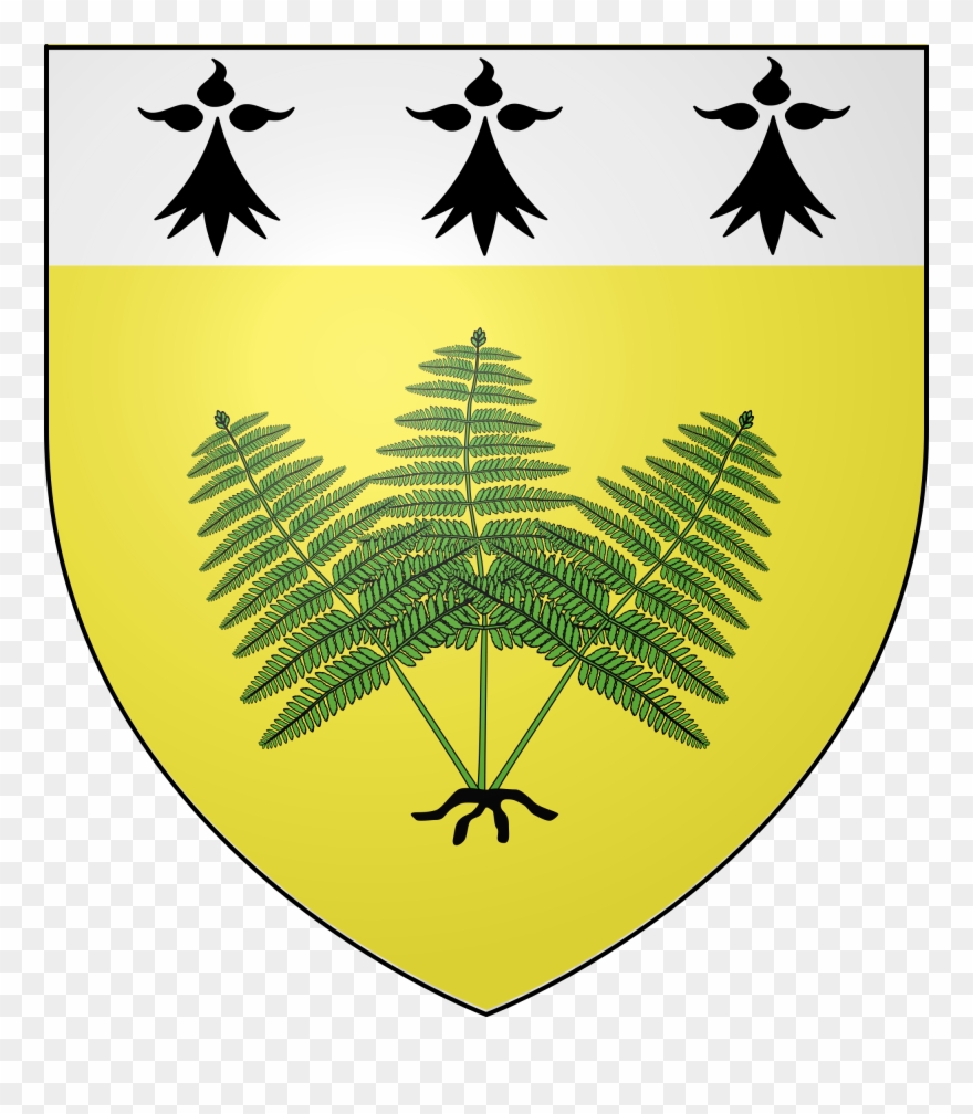 Open - Blason Fougères Clipart