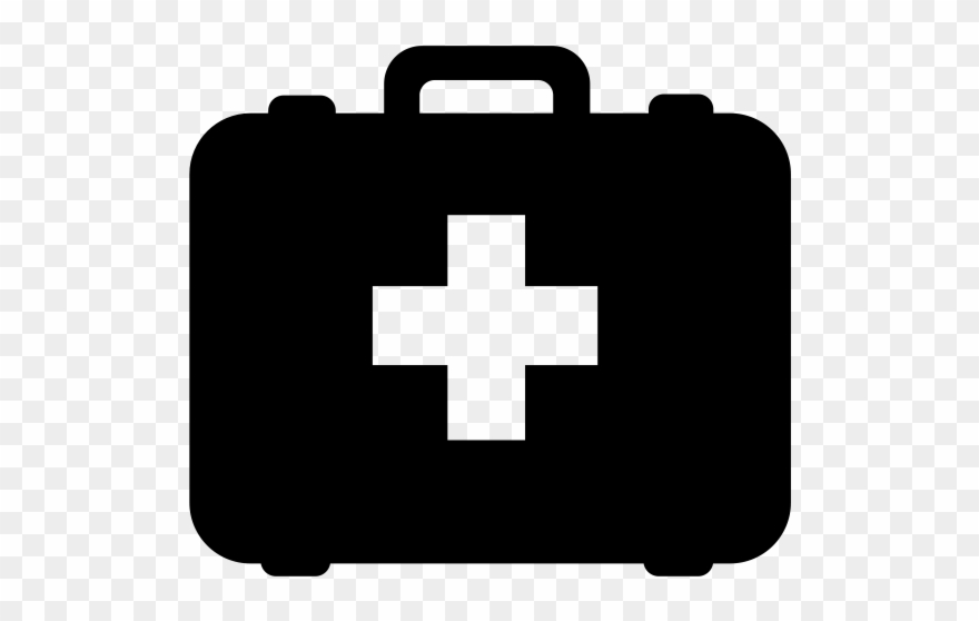 First Aid Kit Rubber Stamp - Farmacia Iconos Clipart