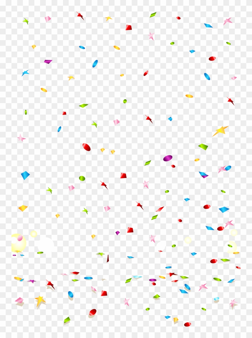 Confetti Transparent Png - Confetti From Center Transparent Clipart