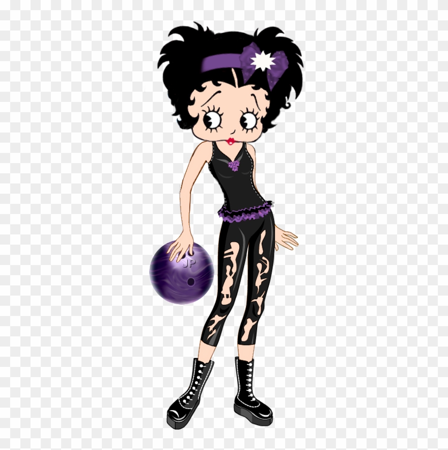 Bb Bowling - Betty Boop Clipart