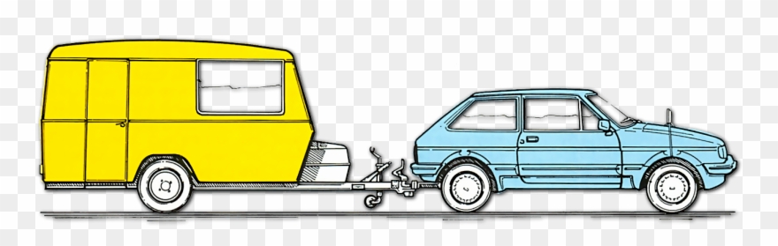 Car And Caravan Transparent Stickpng Png Clipart Transparent - Towing Car With Caravan