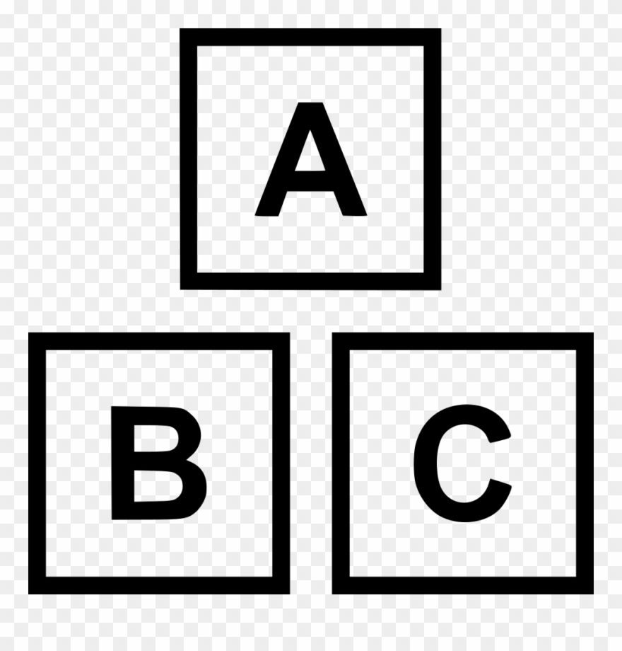 Pre Abc Blocks Comments - Education Clipart