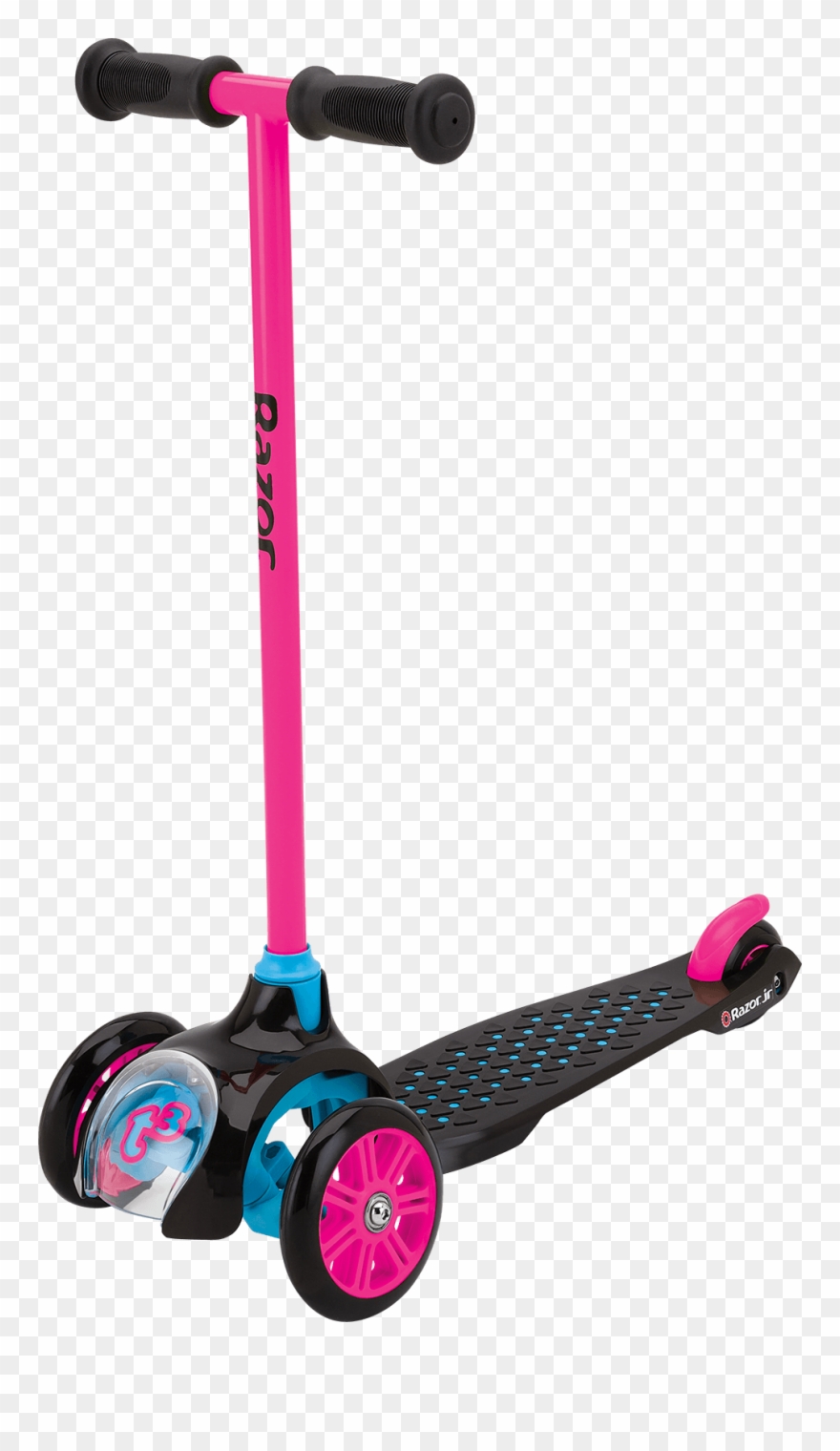 Junior Rides T3 Scooter - Razor T3 Scooter - Pink Clipart