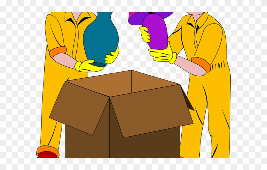 Furniture Clipart Removal - Packing A Box - Png Download