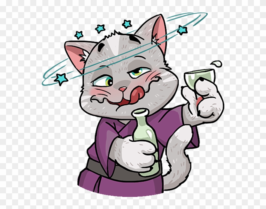 Kamikaze Cat Messages Sticker-4 Clipart