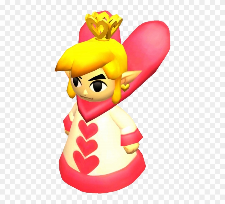Tfh Link Queen Of Hearts Model - Triforce Heroes Outfits Clipart