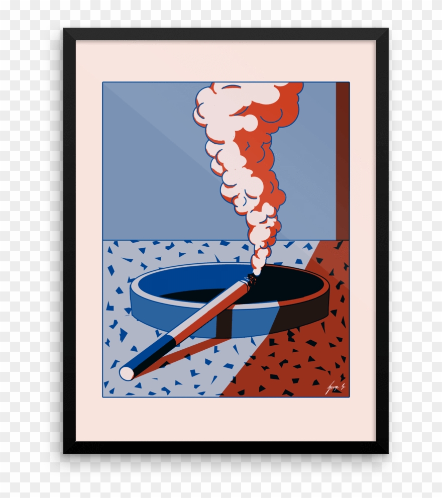 "smokin' In Memphis" Art Print By George - Memphis Clipart