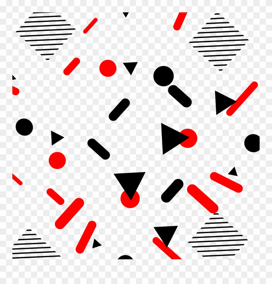 ممفيس أحدث Memphis زخرفي Png And Psd Clipart