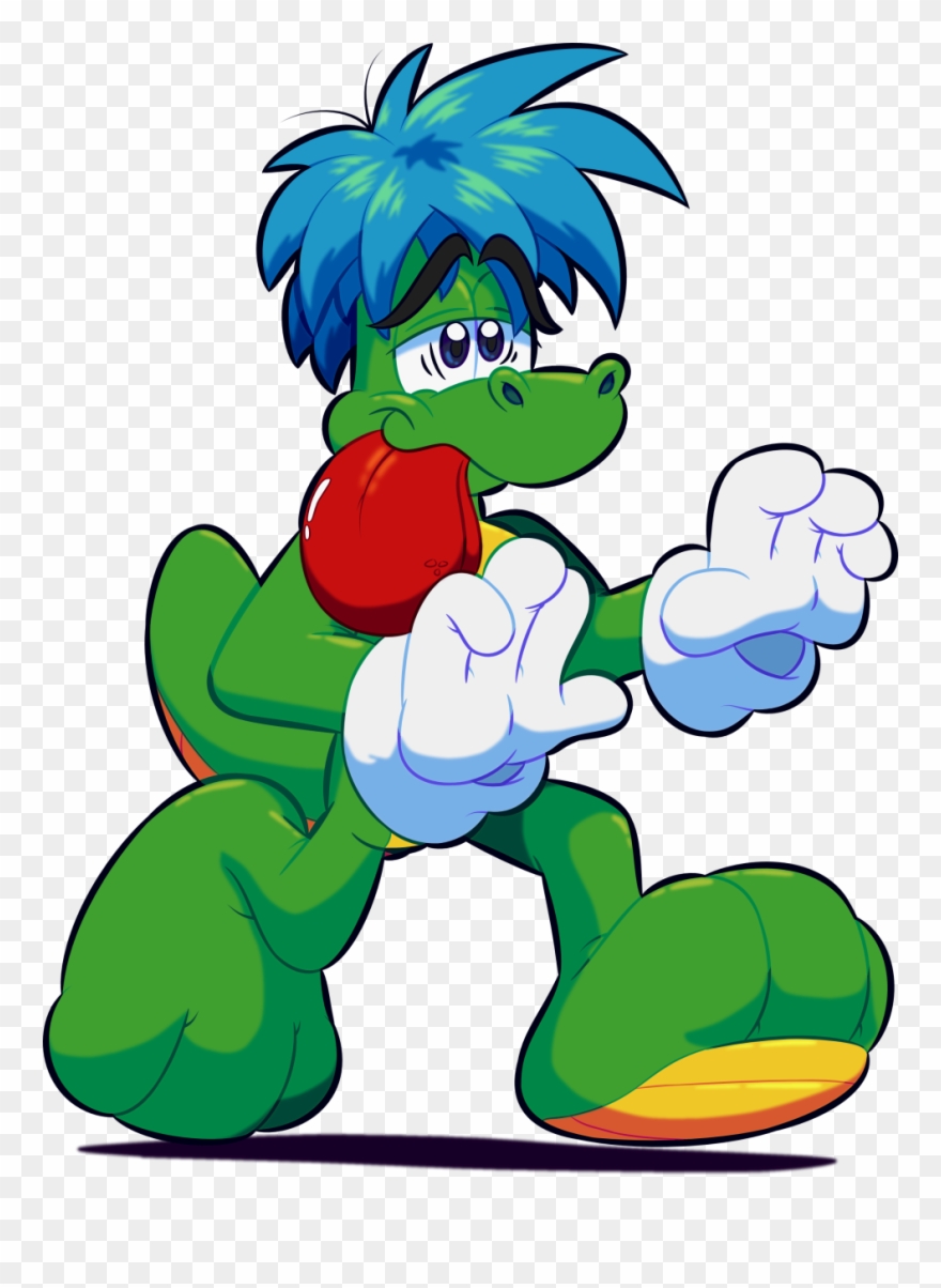 Ams - Mesmerized Gator - Cartoon Clipart