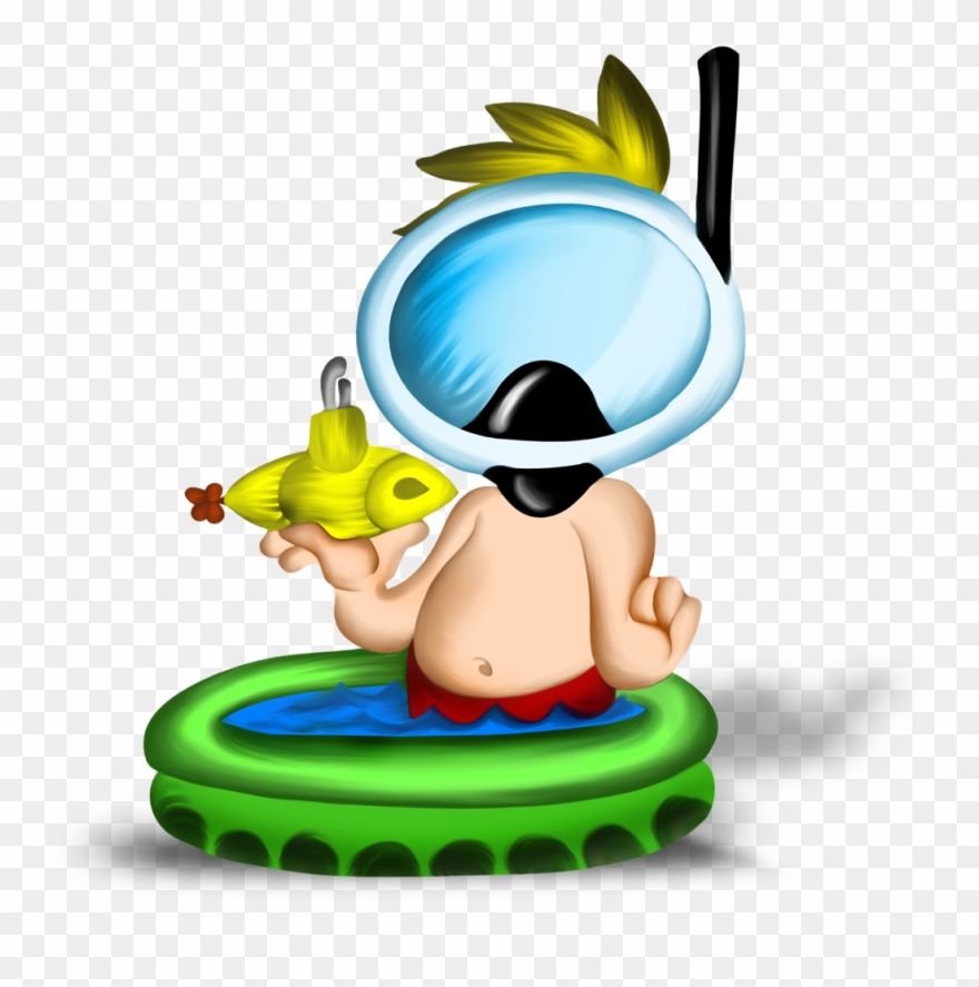 Praia, Fundo Do Mar E Etc - Illustration Clipart