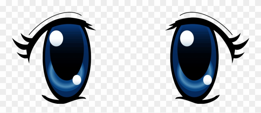 Anime Eyes White Background Clipart