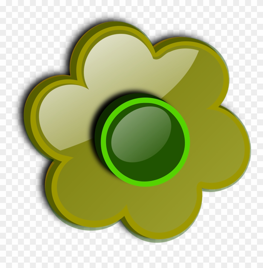 Sunflower Daisy Bloom - صورة وردة خضراء كرتون Clipart
