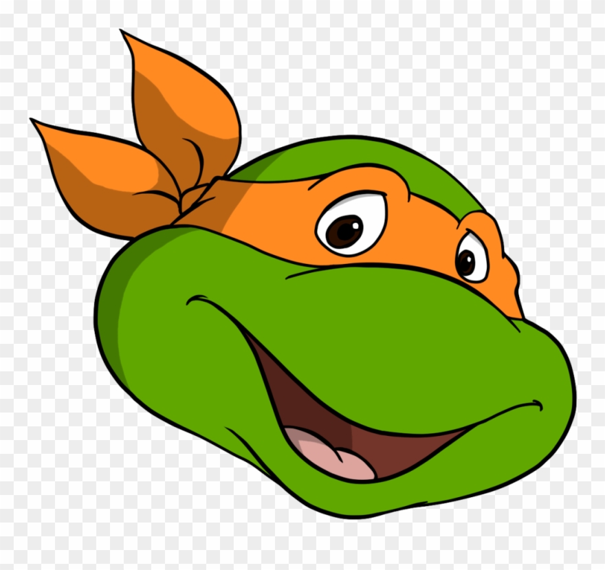 Teenage Mutant Ninja Turtles Face Clip Art - Ninja Turtle Face Png Transparent Png