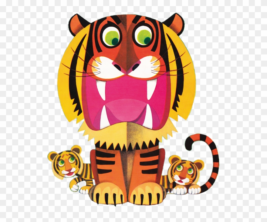 Scribblers Pop-up Book, Rudolf Lukes - Tiger And Friends: A Pop-up Book Clipart