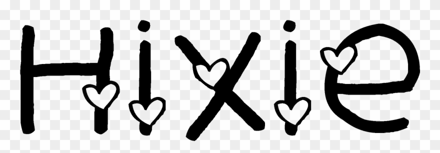 Hixie Cute Hearts Shirts - Calligraphy Clipart