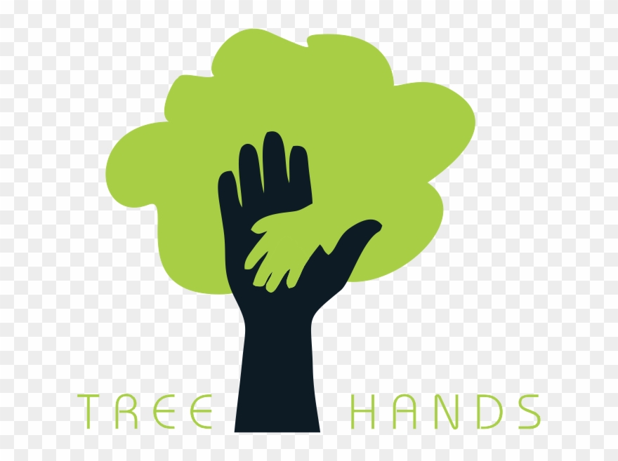 Clip Art Hand Tree Logo - Tree With Hands Logo - Png Download