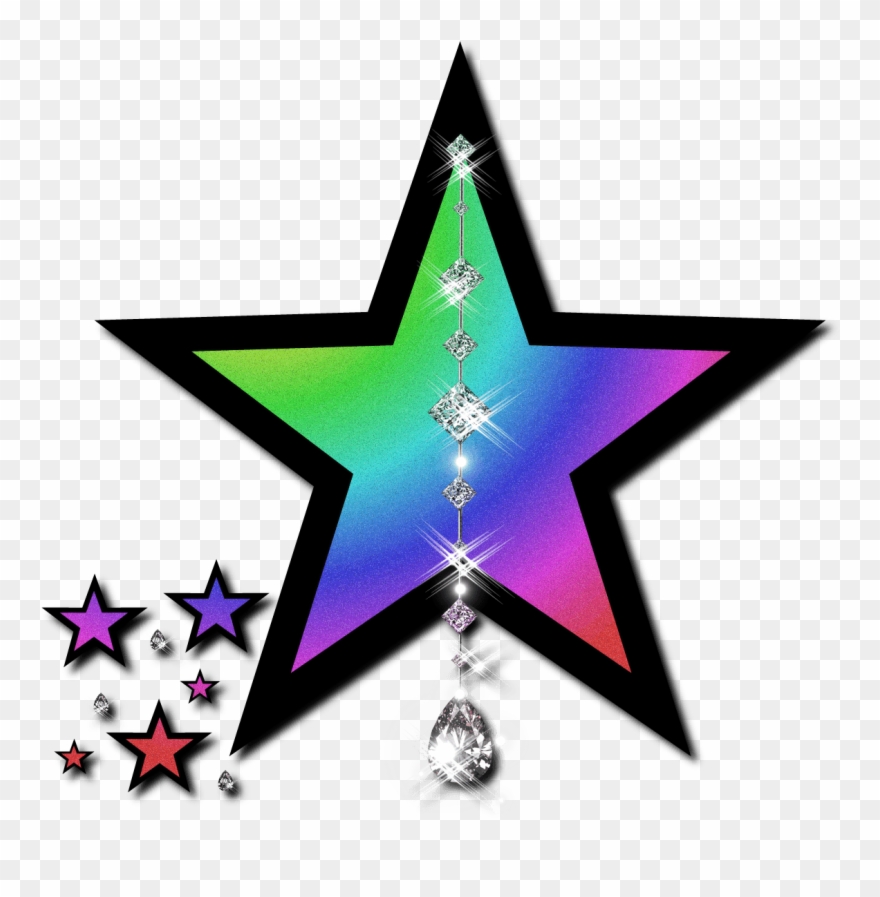 Silver Glitter Star Clipart Clipart Panda Free Clipart - Mn North Stars Logo Vector - Png Download