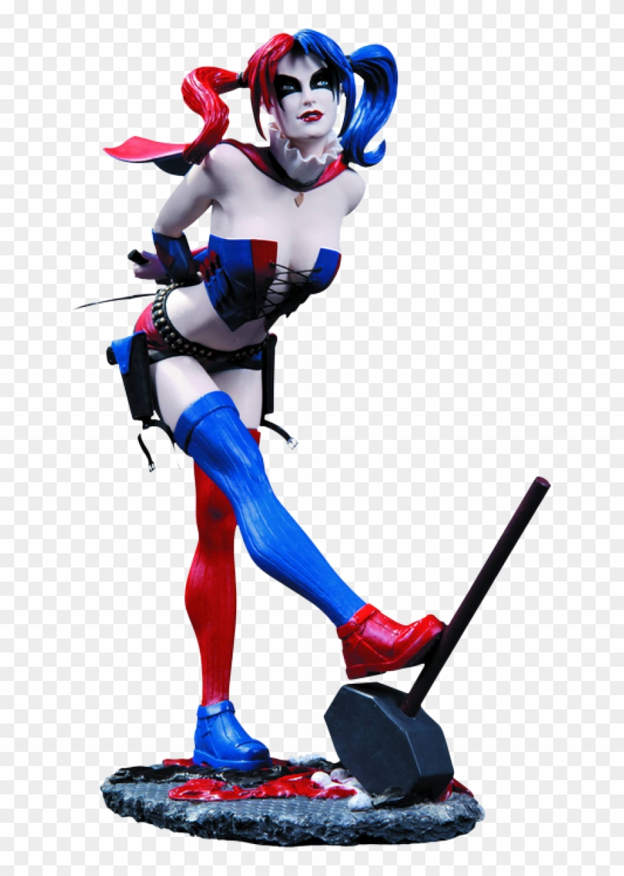 Harley Quinn Dc Cover Girls Statue - Harley Quinn New 52 Figure Clipart