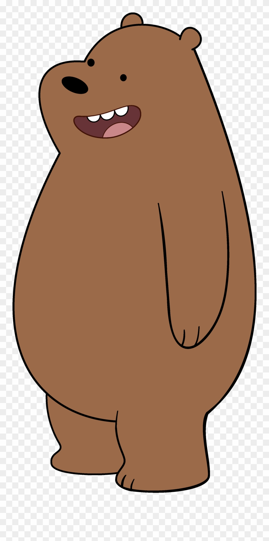 Sun Bear Clipart We Bare Bears - We Bare Bears Grizz - Png Download
