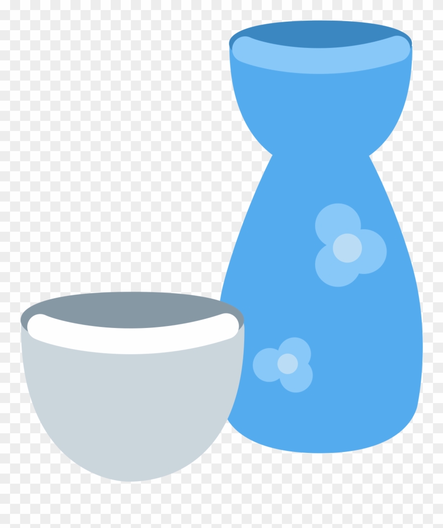 Open - Sake Emoji Clipart