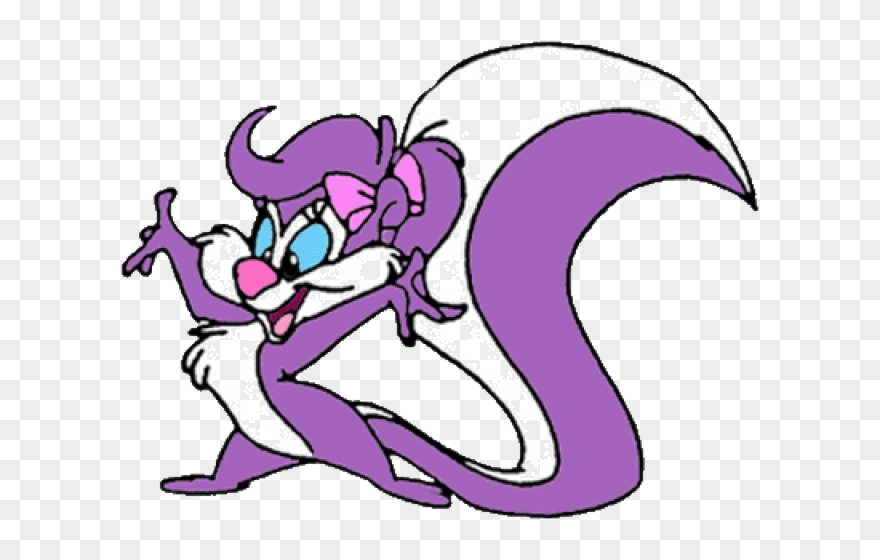 Girl Skunk Looney Toons Clipart